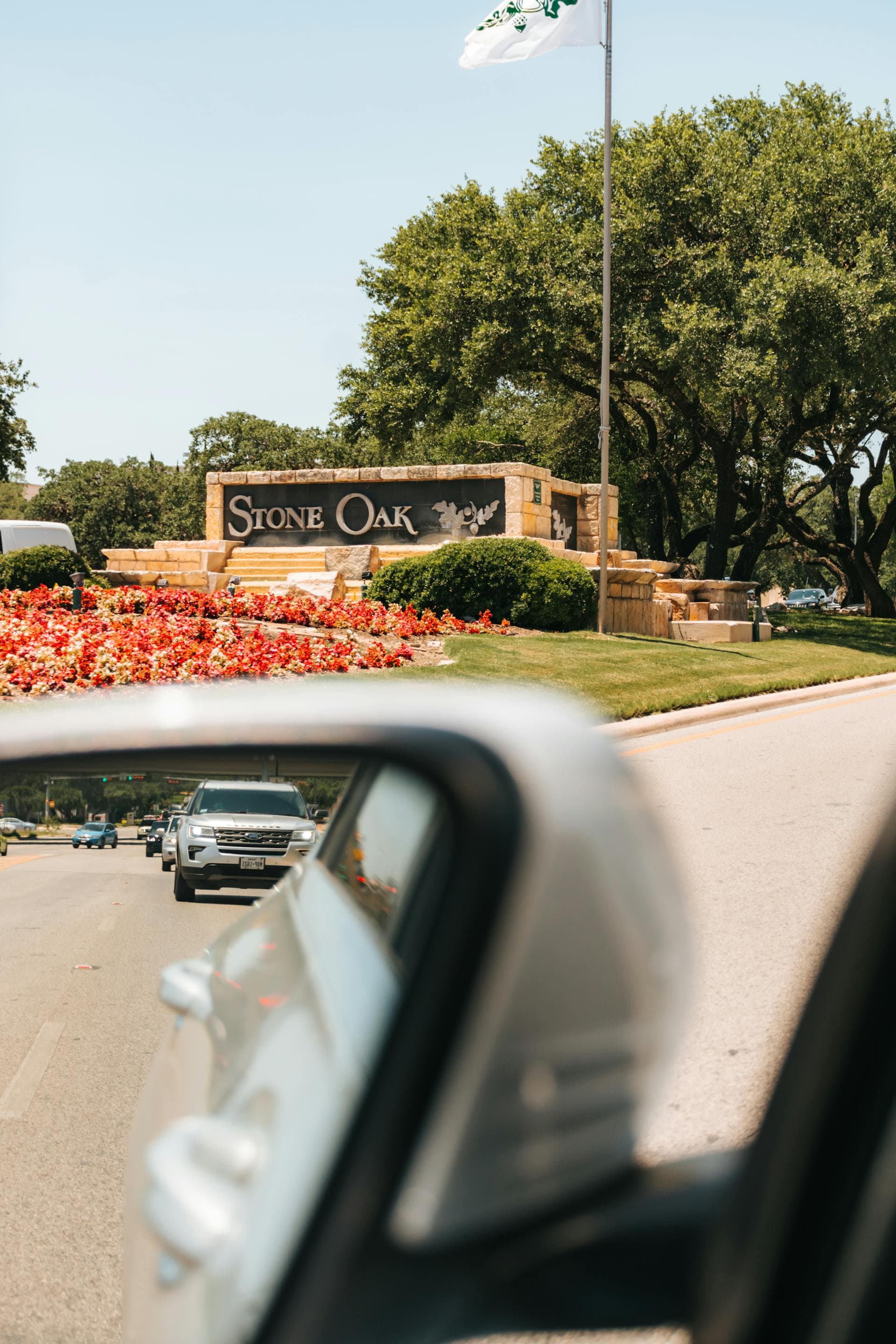 Stone Oak neighborhood entrance sign in San Antonio Texas
